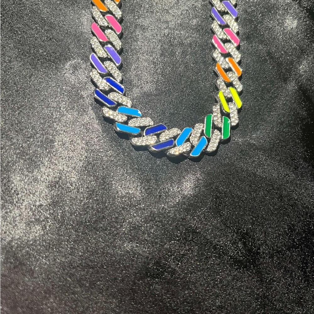 Colorful Women's Chain Necklace